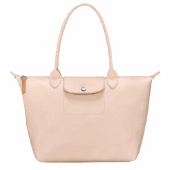 Longchamp Le Pliage City M Tote Bag Nude - Canvas