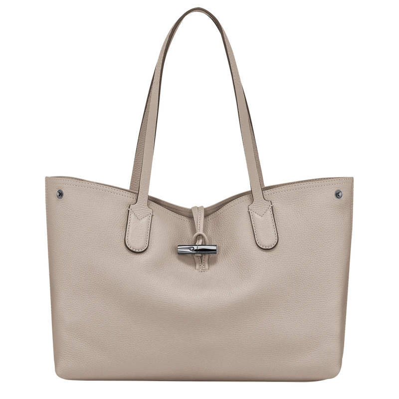 Longchamp Roseau Essential L Tote Bag Clay - Leather 3 Longchamp Roseau Essential L Tote Bag Clay - Leather