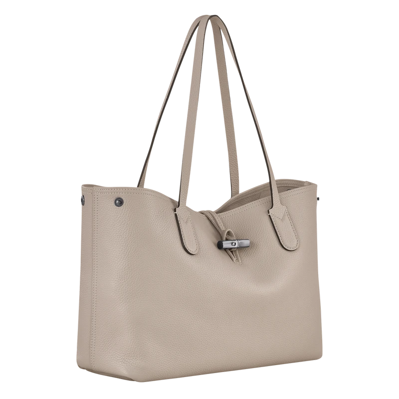 Longchamp Roseau Essential L Tote Bag Clay - Leather 5 Longchamp Roseau Essential L Tote Bag Clay - Leather - Image 3