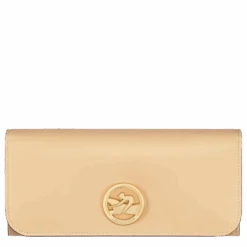 Longchamp Box-Trot Continental Wallet Straw - Leather