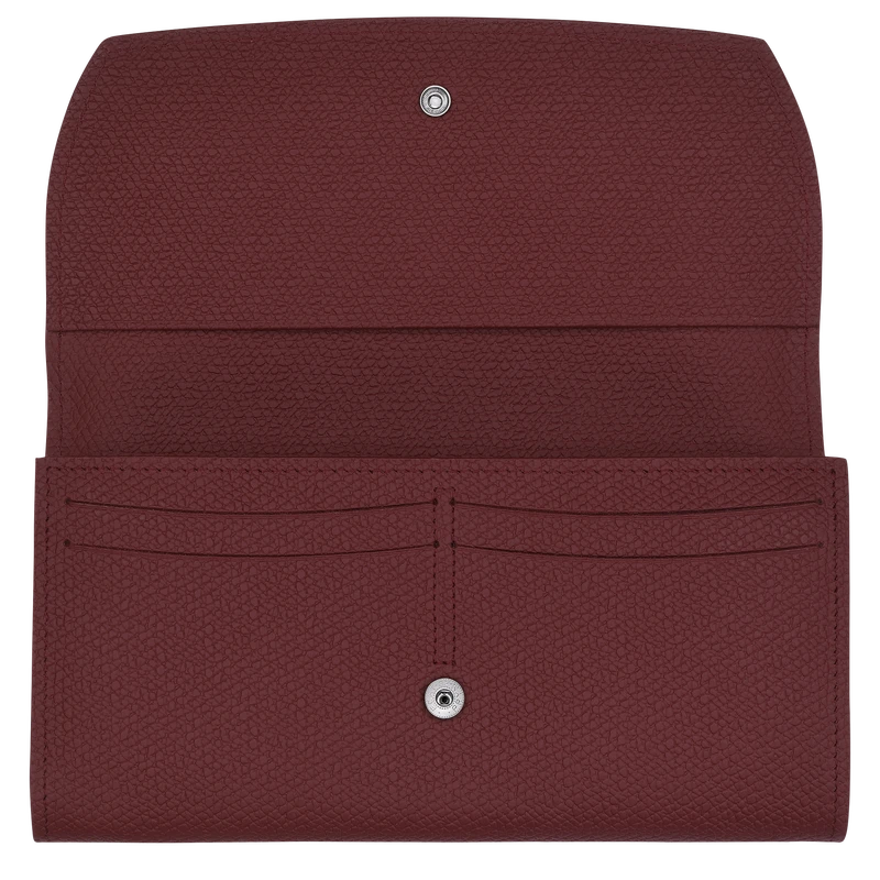 Longchamp Roseau Continental Wallet Plum - Leather 4 Longchamp Roseau Continental Wallet Plum - Leather - Image 2