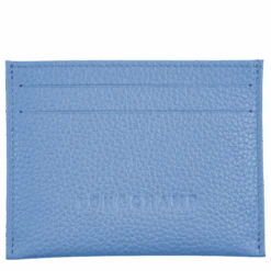 Longchamp Le Foulonné Cardholder Cloud Blue - Leather