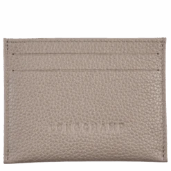 Longchamp Le Foulonné Cardholder Turtledove - Leather