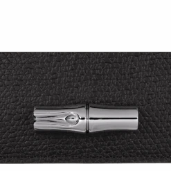 Longchamp Roseau Card Holder Black - Leather -Longchamp L3218HPN001 6