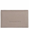 Longchamp Le Foulonné Card Holder Turtledove - Leather
