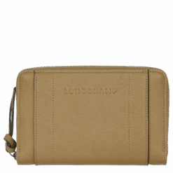 Longchamp 3D Wallet Tobacco - Leather