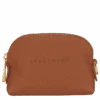 Longchamp Le Foulonné Coin Purse Caramel - Leather