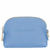 Longchamp Le Foulonné Coin Purse Cloud Blue - Leather