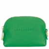 Longchamp Le Foulonné Coin Purse Lawn - Leather