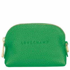 Longchamp Le Foulonné Coin Purse Lawn - Leather