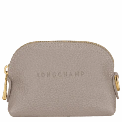 Longchamp Le Foulonné Coin Purse Turtledove - Leather