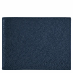 Longchamp Le Foulonné Wallet Navy - Leather