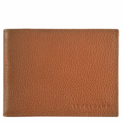 Longchamp Le Foulonné Wallet Caramel - Leather