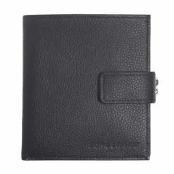 Longchamp Le Foulonné Compact Wallet Black - Leather