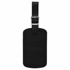 Longchamp Le Foulonné Luggage Tag Black - Leather