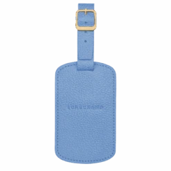 Longchamp Le Foulonné Luggage Tag Cloud Blue - Leather