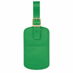 Longchamp Le Foulonné Luggage Tag Lawn - Leather