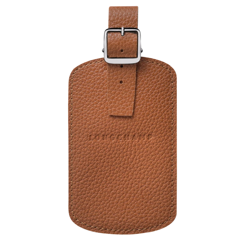 Longchamp Le Foulonné Luggage Tag Caramel - Leather 3 Longchamp Le Foulonné Luggage Tag Caramel - Leather