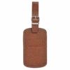 Longchamp Boxford Luggage Tag Brown - Leather