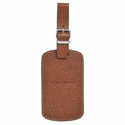 Longchamp Boxford Luggage Tag Brown - Leather